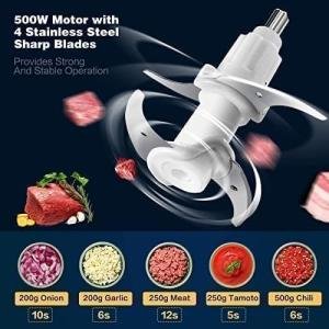 Electric Meat Grinder with 3L Stainless Steel Bowl