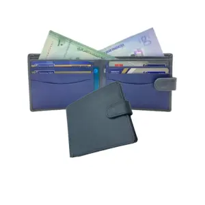 Slim & Compact Leather Bi-Fold Wallet # 4627L