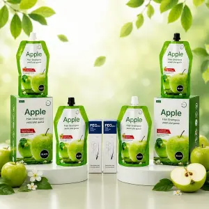 Apple Hair Shampoo & FEG Plus Oil Combo | 2+2 Hair Care Pack