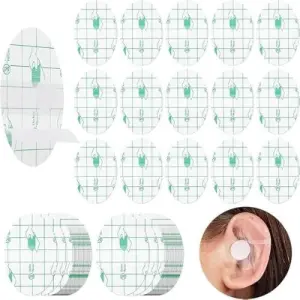 Baby Waterproof Ear Stickers | 30 Pcs Ear Covers with Plugs for Kids