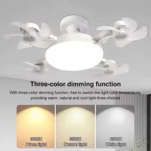 Portable Fan with Night Light | Quiet Cooling Fan for Bedroom & Office