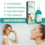 Fresh Breath Oral Care Essence – Long-Lasting Mint & Antibacterial Protection