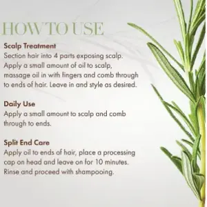Rosemary Mint Scalp & Hair Strengthening Oil – Biotin-Infused Growth Support, 59ml
