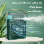 Portable Mini Air Conditioner 700ml – USB Evaporative Cooler with 7-Color LED Light