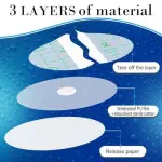 Baby Waterproof Ear Stickers | 30 Pcs Ear Covers with Plugs for Kids