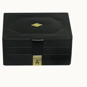 Small & Compact Jewelry Box Double Layer # Double_Button JB