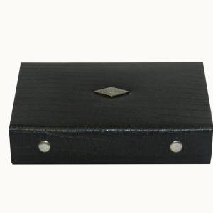 Compact & Small Flat Snap Button Jewelry Box # S.Button_JB
