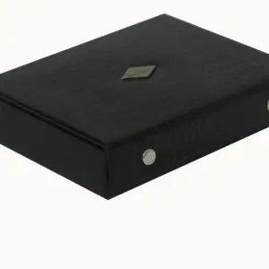 Compact & Small Flat Snap Button Jewelry Box # S.Button_JB
