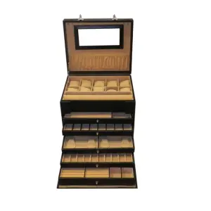 Jumbo Multipurpose Jewellery Box Genuine Leather