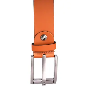 Mens Leather Belt 40mm Crystal Mat