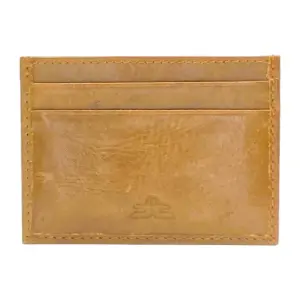 Super Slim Soft Genuine Leather Card Holder, Mini Credit Card Wallet # 1066/2