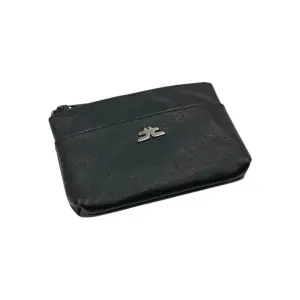 Slim Travel Top Zipper Cards, Cash, Coins & Key Wallet RFID # 1372A