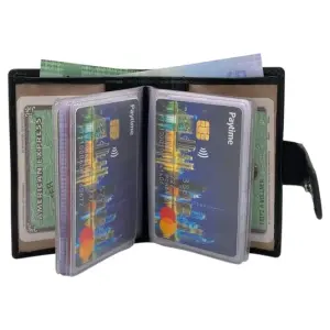 Compact Multiple Cards & Cash Wallet RFID # 1865NM [EL.LOOP]