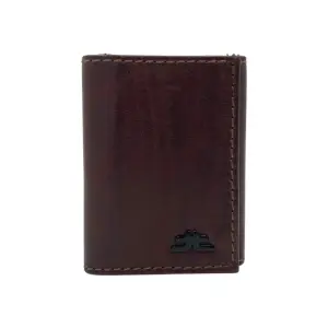 RFID Compact Trifold Cards & Cash Wallet # 1891 Open