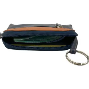 Slim Travel Cards, Cash, Coins & Key Wallet RFID # 4004