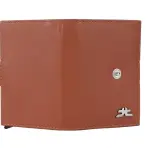 Smart Pop-Up Metallic Card Holder Wallet in Leather #4401