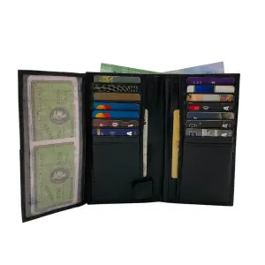 Long Wallet Maveric Leather Wallet # 4149