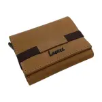 Smart Pop-Up Metallic Card Holder Tri-Fold Wallet in Leather # TRI 4523.NEW-ELASTIC