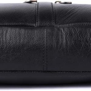LAVERI® Genuine Leather Laptop Bag Men Women upto 15.6inch Cow Hide Office Briefcase Business Cross Body Messenger Bag IPad Macbook Adjustable Shoulder Strap Premium 1 Year Warranty #2872