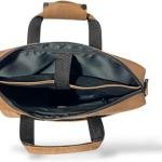 Laptop Briefcase Bag, Brown_Hunter, Multiple Zipper Pockets, Adjustable Shoulder Strap, Business Professional Style
