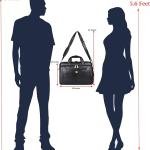 LAVERI FULL GRAIN LEATHER LAPTOP BAG MEN 13/14/15.6inch Cow Hide Office Briefcase Business Cross Body Messenger Bag IPad Macbook Adjustable Shoulder Strap Premium 1 Year Warranty #2818