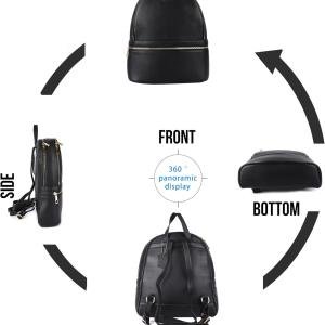 LAVERI® Genuine Leather Backpack Perfect for Laptop Men Women upto 15.6inch Multipurpose Bag Cow Hide Office Business Pad Macbook Adjustable Strap Premium 1 Year Warranty #2840