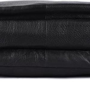 LAVERI FULL GRAIN LEATHER LAPTOP BAG MEN 13/14/15.6inch Cow Hide Office Briefcase Business Cross Body Messenger Bag IPad Macbook Adjustable Shoulder Strap Premium 1 Year Warranty #2818