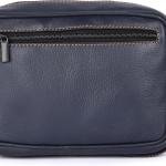 LAVERI Full Grain Leather Hand Pouch Wrist Bag Clutch Organiser Multi Purpose Bag Men Women Cow Hide Office Business Casual Travel Kit Toiletry Bag 1 Year Warranty #155BH
