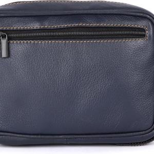 LAVERI Full Grain Leather Hand Pouch Wrist Bag Clutch Organiser Multi Purpose Bag Men Women Cow Hide Office Business Casual Travel Kit Toiletry Bag 1 Year Warranty #155BH
