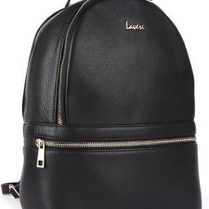 LAVERI® Genuine Leather Backpack Perfect for Laptop Men Women upto 15.6inch Multipurpose Bag Cow Hide Office Business Pad Macbook Adjustable Strap Premium 1 Year Warranty #2840