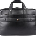LAVERI® FULL GRAIN LEATHER LAPTOP BAG MEN 13/14/15.6inch Cow Hide Office Briefcase Business Cross Body Messenger Bag IPad Macbook Adjustable Shoulder Strap Premium 1 Year Warranty #2866