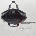 LAVERI FULL GRAIN LEATHER LAPTOP BAG MEN 13/14/15.6inch Cow Hide Office Briefcase Business Cross Body Messenger Bag IPad Macbook Adjustable Shoulder Strap Expandable 1 Year Warranty #2819