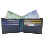 Slim & Compact Leather Bi-Fold Wallet # 4538