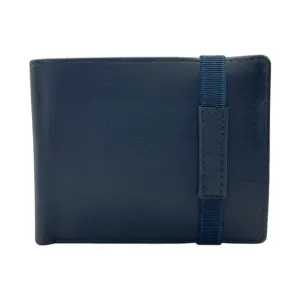 Slim & Compact Leather Bi-Fold Wallet # 4547 [ELAS]