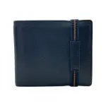 Slim & Compact Leather Bi-Fold Wallet # 4627Z [ELAS]