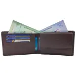 Slim & Compact Leather Bi-Fold Wallet # JD.2302