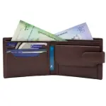 Slim & Compact Leather Bi-Fold Wallet # 1256CL