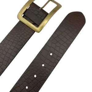 Mens Leather Belt 45mm Croco 4531