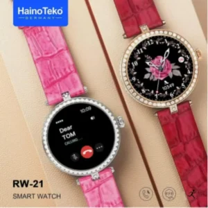 Haino Teko Germany Stylish Smart Watch RW-21 for Girls and Women with Bluetooth Call, Heart Rate and Many More