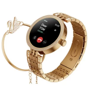 Haino Teko Smart Watch RW-19 For Ladies Gold Edition