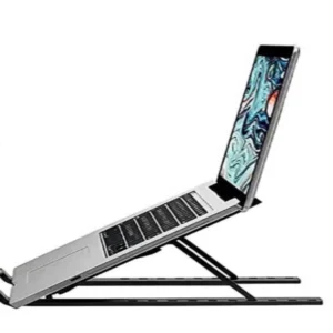 Portable Laptop Stand Adjustable Tablet Notebook Stand for Tablets Mobile Phones and Computers Laptop Desk Riser Foldable Notebook Cooling Stand