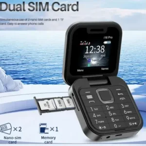 Latest Dual Sim i16 Pro Flip Stylist With HD Camera Mobile Phone