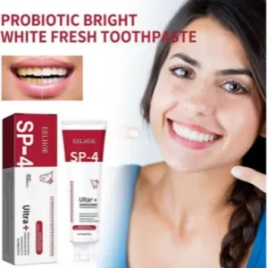 Sp-4 Toothpaste, Sp-4 Toothpaste, Sp-4 Probiotic Toothpaste, SP-4 Probiotics Whitening Toothpaste, Brightening, Stain Removal, Fresh Breath, Teeth Whitener Toothpaste