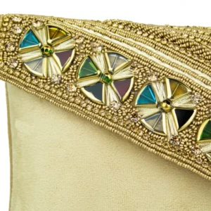 Creamy Golden Charm Ladies Clutch