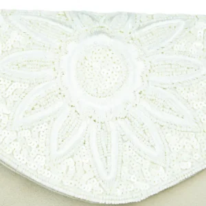 White Charm Ladies Clutch