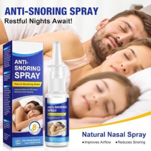 Anti-Snoring Nasal Spray - Immediate Relief from Snoring & Nasal Congestion