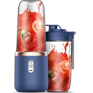 Portable Juicer Blender, Mini BlendersA, 400 ml, Electric, For Milkshakes Smoothies, Travel Office Sports