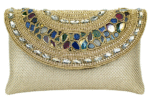 Multi-Stones Charm Ladies Clutch Bag - Image 2