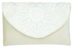 White Charm Ladies Clutch - Image 2