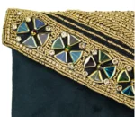 Black Golden Charm Ladies Clutch - Image 2